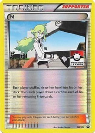 N (Supporter) - BW100 (BW100) [Black and White Promos] Holofoil - Deck Out Gaming