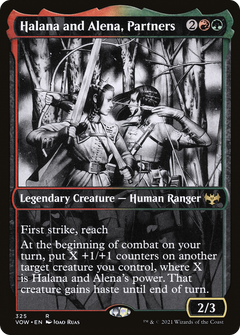 Halana and Alena, Partners (Showcase) (325) [Innistrad: Crimson Vow] - Deck Out Gaming