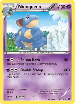 Nidoqueen (42) [Plasma Freeze] Reverse Holofoil - Deck Out Gaming