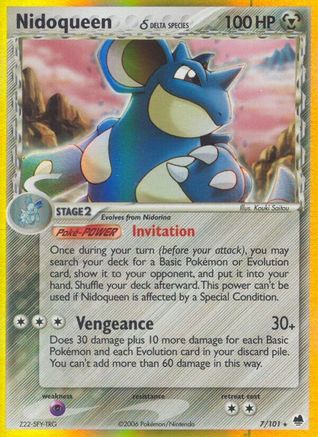 Nidoqueen (Delta Species) (7) [Dragon Frontiers] Holofoil - Deck Out Gaming