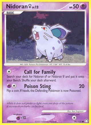 Nidoran F (91) [Mysterious Treasures] - Deck Out Gaming