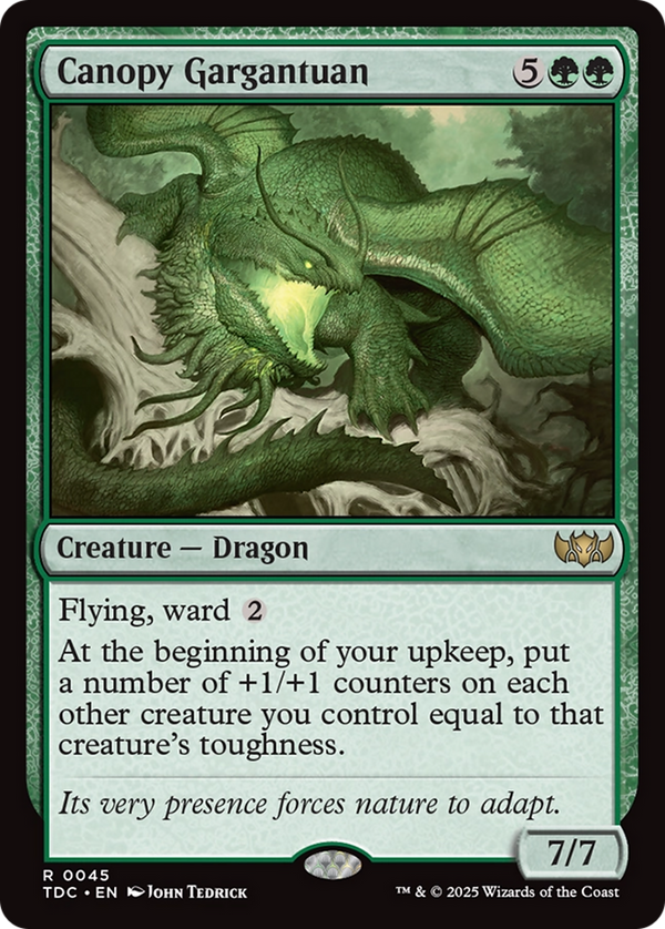 Canopy Gargantuan (45) [Commander: Tarkir: Dragonstorm] - Deck Out Gaming