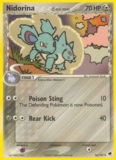 Nidorina (Delta Species) (34) [Dragon Frontiers] - Deck Out Gaming