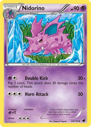 Nidorino (44) [Plasma Freeze] Reverse Holofoil - Deck Out Gaming
