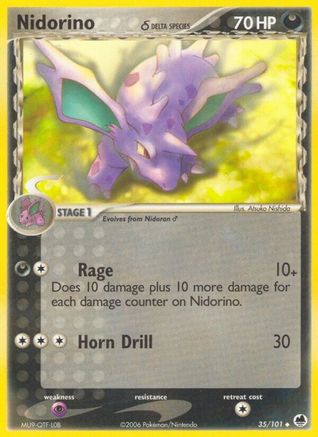 Nidorino (Delta Species) (35) [Dragon Frontiers] - Deck Out Gaming