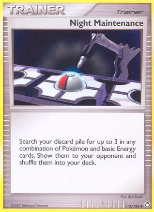 Night Maintenance (113) [Mysterious Treasures] - Deck Out Gaming