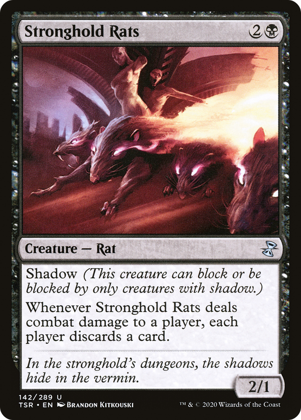 Stronghold Rats (142) [Time Spiral: Remastered] foil - Deck Out Gaming