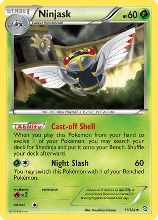 Ninjask (11) [Dragons Exalted] Reverse Holofoil - Deck Out Gaming