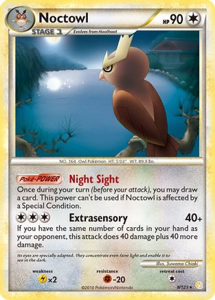 Noctowl (8) [HeartGold SoulSilver] Holofoil - Deck Out Gaming