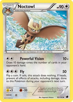 Noctowl (92) [Plasma Freeze] Reverse Holofoil - Deck Out Gaming