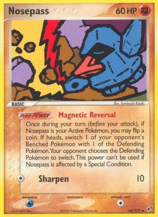 Nosepass (42) [Deoxys] Reverse Holofoil - Deck Out Gaming