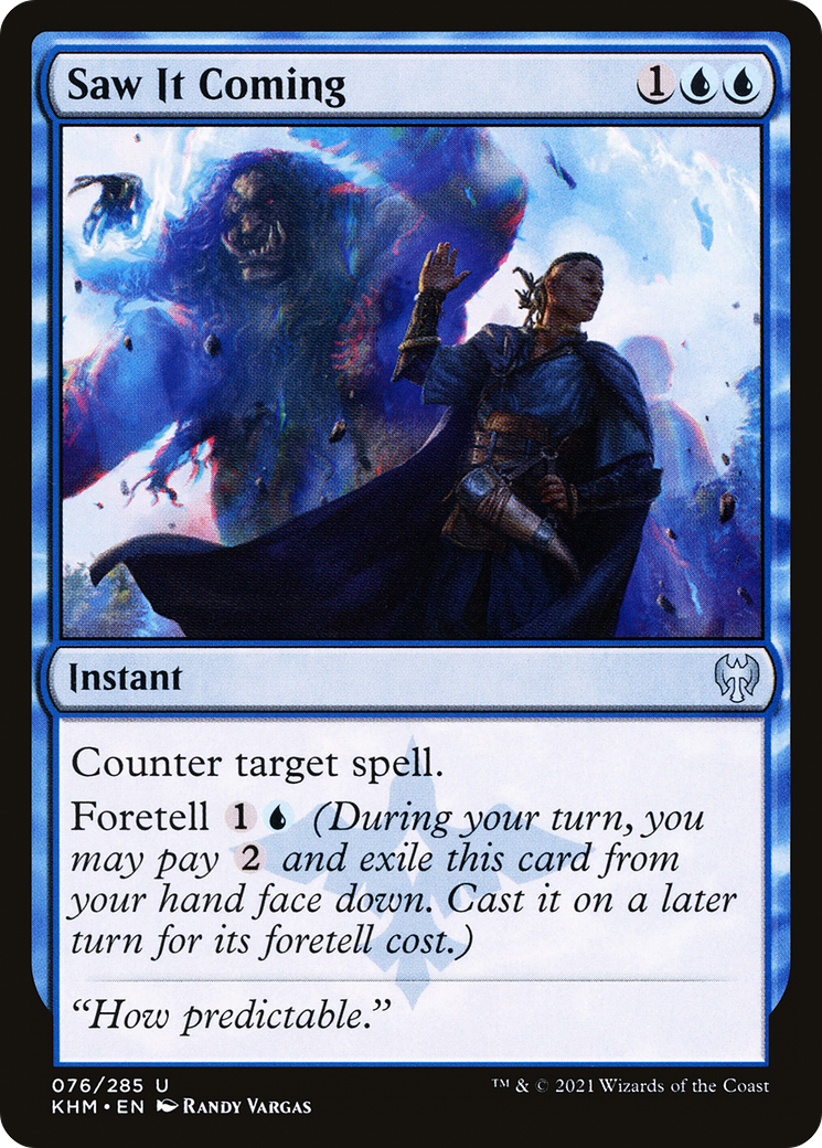 Saw It Coming (76) [Kaldheim] foil - Deck Out Gaming