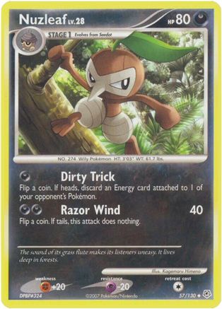 Nuzleaf (57) [Diamond and Pearl] - Deck Out Gaming
