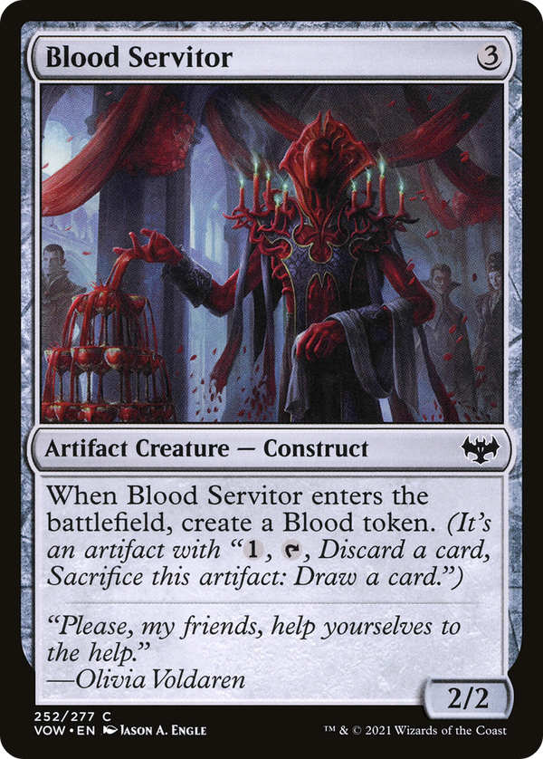 Blood Servitor (252) [Innistrad: Crimson Vow] foil - Deck Out Gaming