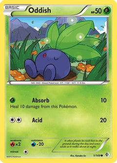 Oddish (1) [Boundaries Crossed] Reverse Holofoil - Deck Out Gaming