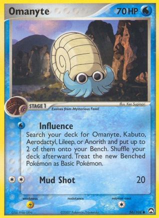 Omanyte (56) [Power Keepers] - Deck Out Gaming