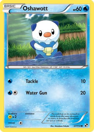Oshawott (27) (27) [Black and White] Reverse Holofoil - Deck Out Gaming