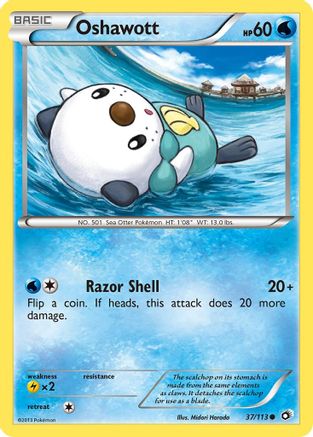 Oshawott (37) [Legendary Treasures] Reverse Holofoil - Deck Out Gaming