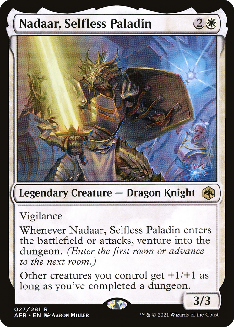 Nadaar, Selfless Paladin (27) [Adventures in the Forgotten Realms] - Deck Out Gaming