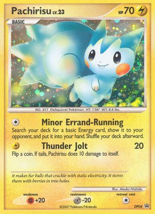 Pachirisu - DP04 (DP04) [Diamond and Pearl Promos] Holofoil - Deck Out Gaming