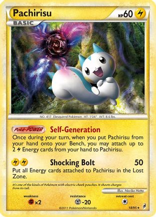 Pachirisu (18) [Call of Legends] Holofoil - Deck Out Gaming
