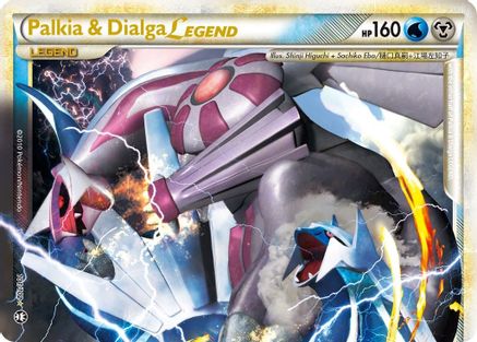 Palkia & Dialga Legend (Top) (101) [Triumphant] Holofoil - Deck Out Gaming