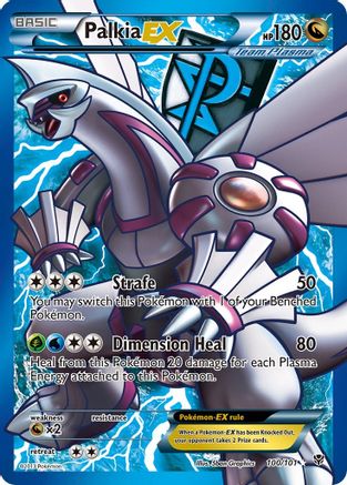 Palkia EX (Team Plasma) (100 Full Art) (100) [Plasma Blast] Holofoil - Deck Out Gaming