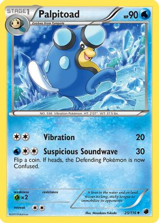 Palpitoad (25) [Plasma Freeze] Reverse Holofoil - Deck Out Gaming