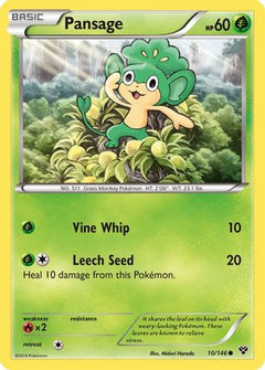 Pansage (10) [XY Base Set] Reverse Holofoil - Deck Out Gaming