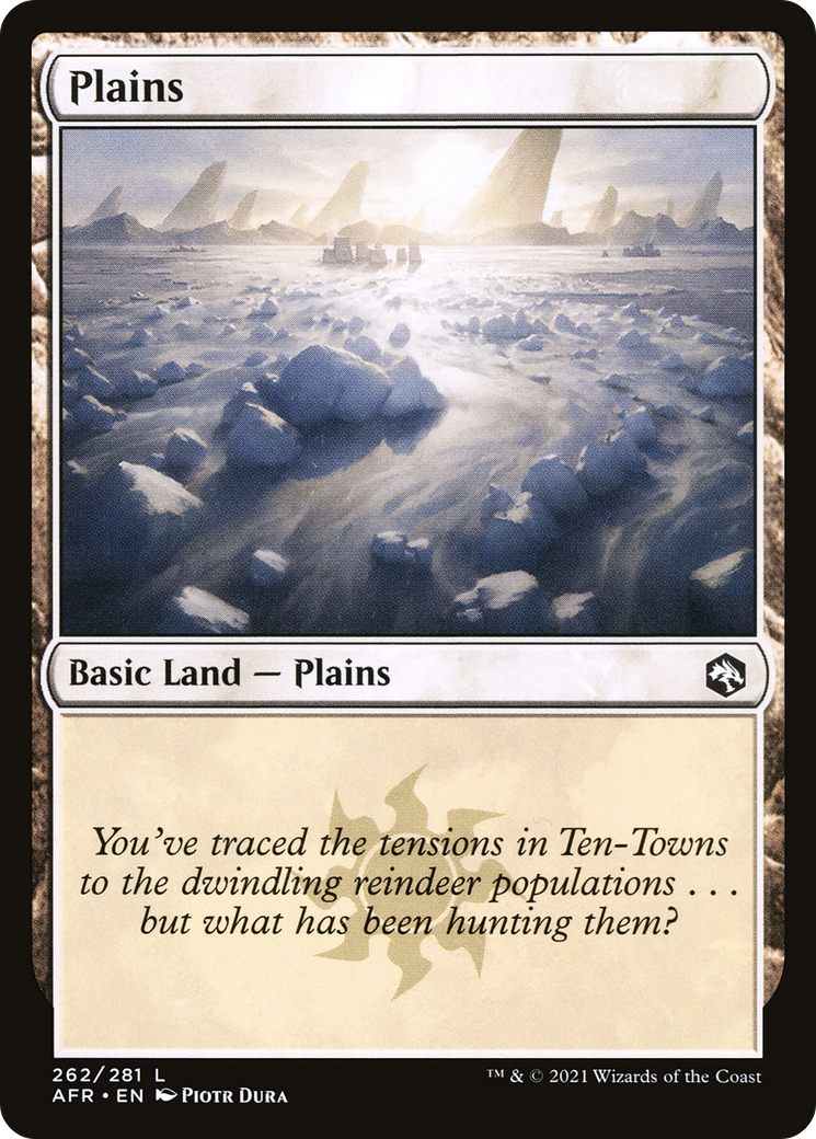 Plains (262) [Adventures in the Forgotten Realms] foil - Deck Out Gaming