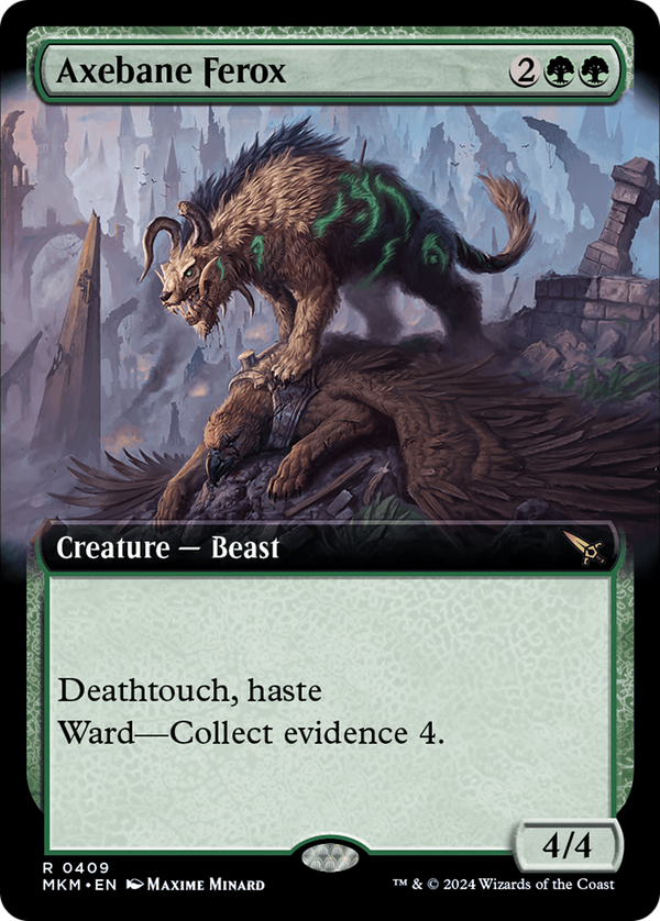 Axebane Ferox (Extended Art) (409) [Murders at Karlov Manor] - Deck Out Gaming