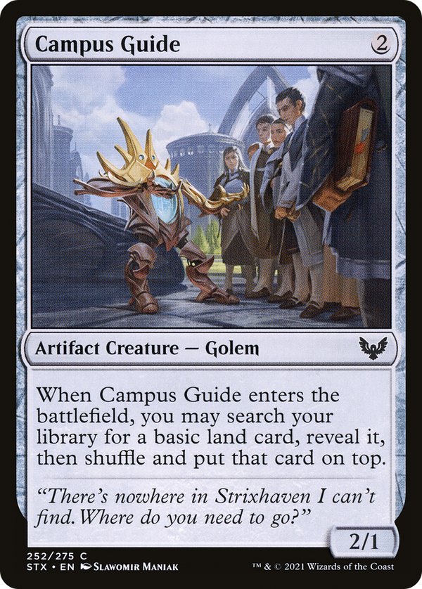 Campus Guide (252) [Strixhaven: School of Mages] foil - Deck Out Gaming