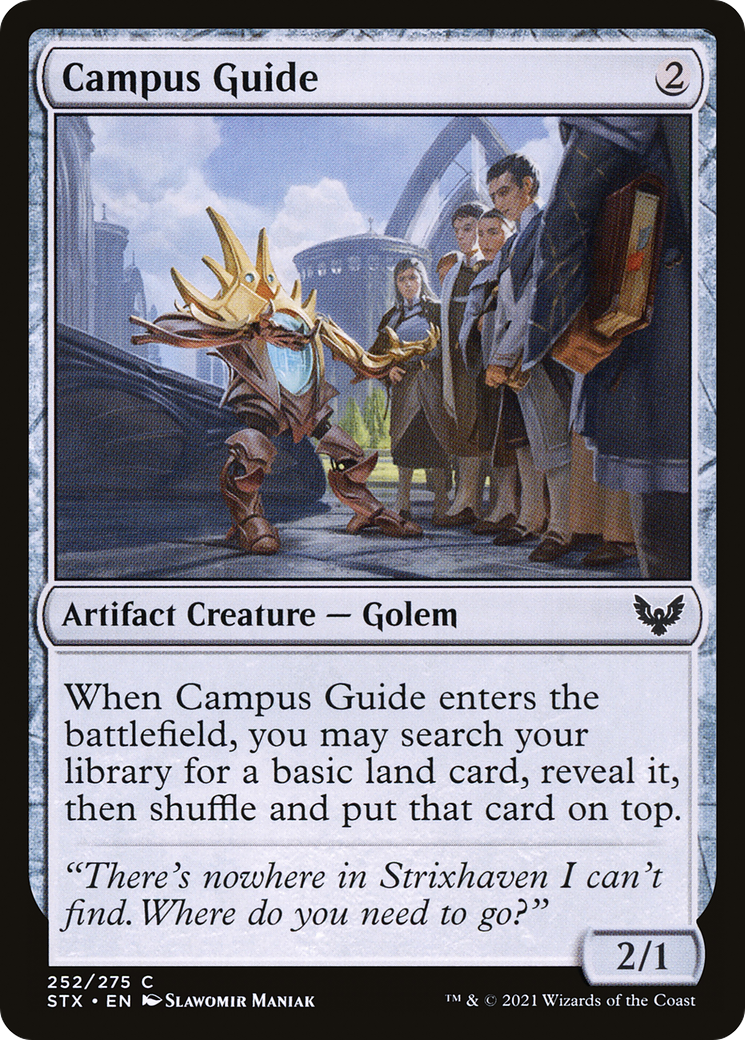 Campus Guide (252) [Strixhaven: School of Mages] foil - Deck Out Gaming
