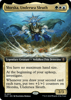 Morska, Undersea Sleuth (Extended Art) (317) [Murders at Karlov Manor Commander] foil - Deck Out Gaming