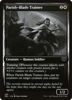 Parish-Blade Trainee (296) [Innistrad: Double Feature] foil - Deck Out Gaming