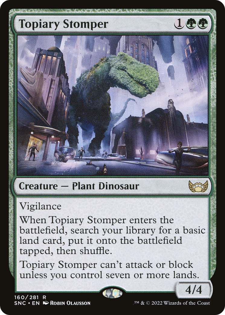 Topiary Stomper (160) [Streets of New Capenna] foil - Deck Out Gaming