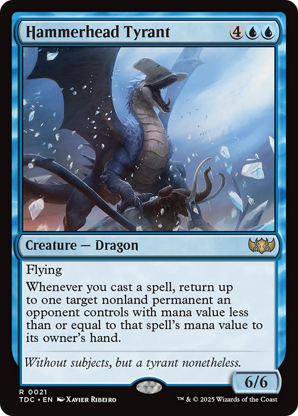 Hammerhead Tyrant (21) [Commander: Tarkir: Dragonstorm] - Deck Out Gaming