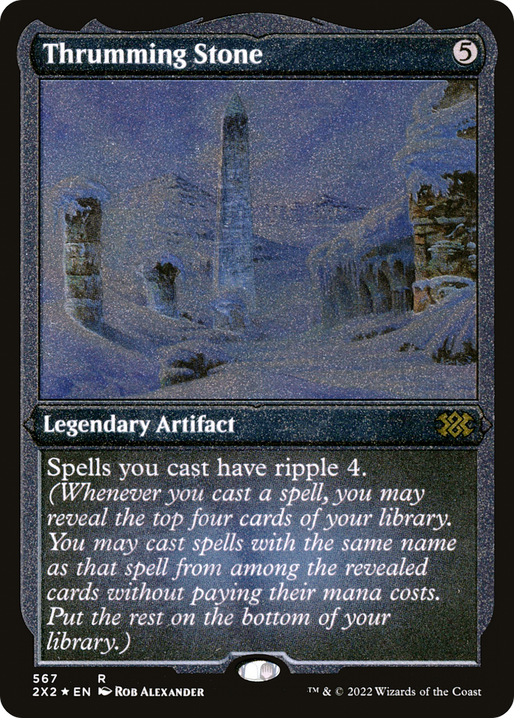 Thrumming Stone (Foil Etched) (567) [Double Masters 2022] foil - Deck Out Gaming