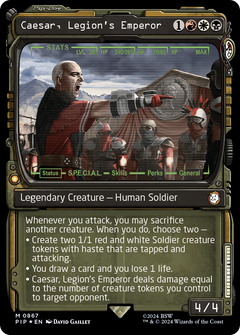 Caesar, Legion's Emperor (Showcase) (Surge Foil) (867) [Fallout] foil - Deck Out Gaming