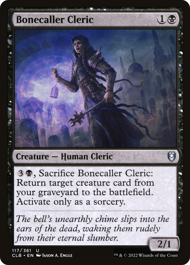Bonecaller Cleric (117) [Commander Legends: Battle for Baldur's Gate] foil - Deck Out Gaming