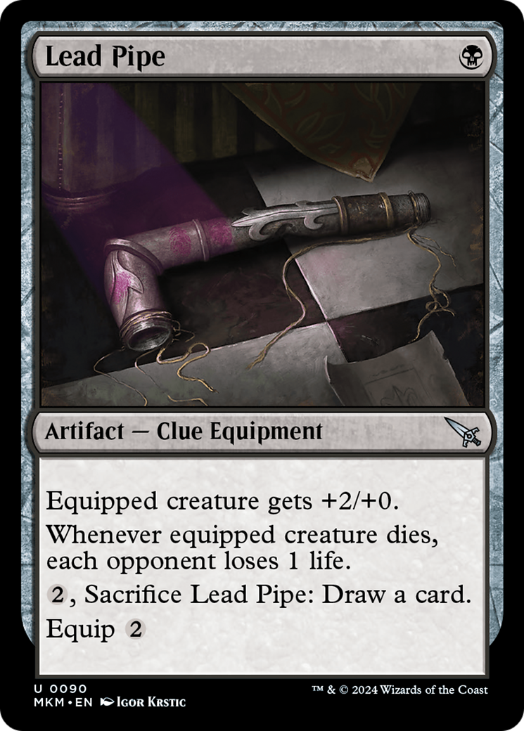 Lead Pipe (90) [Murders at Karlov Manor] - Deck Out Gaming