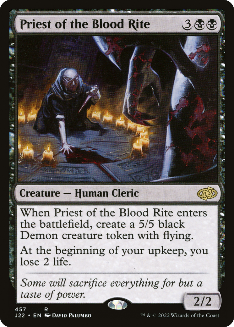 Priest of the Blood Rite (457) [Jumpstart 2022] - Deck Out Gaming
