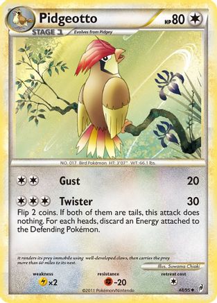 Pidgeotto (48) [Call of Legends] Reverse Holofoil - Deck Out Gaming