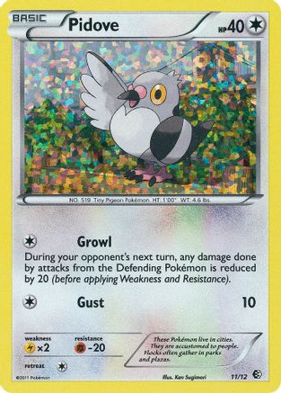 Pidove - 11/12 (11) [McDonald's Promos 2011] Holofoil - Deck Out Gaming