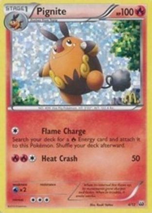 Pignite - 4/12 (4) [McDonald's Promos 2012] Holofoil - Deck Out Gaming