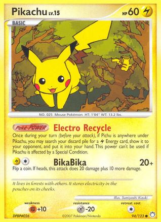 Pikachu (94) [Mysterious Treasures] Reverse Holofoil - Deck Out Gaming