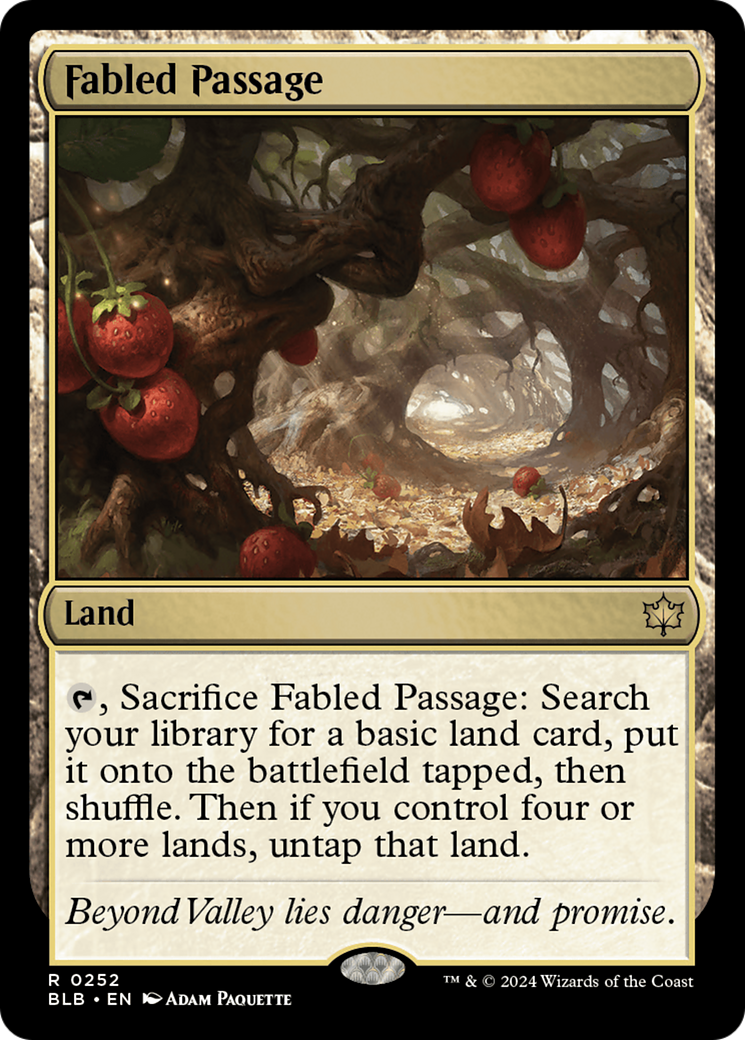 Fabled Passage (252) [Bloomburrow] - Deck Out Gaming