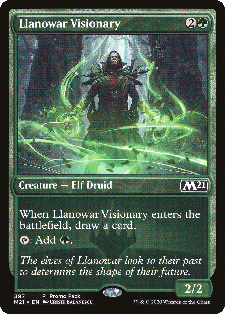 Llanowar Visionary (397) [Core Set 2021] - Deck Out Gaming