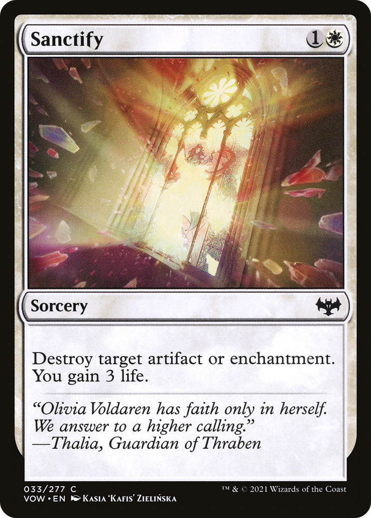 Sanctify (33) [Innistrad: Crimson Vow] foil - Deck Out Gaming