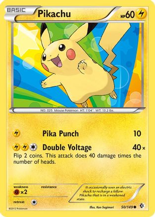 Pikachu (50) [Boundaries Crossed] - Deck Out Gaming